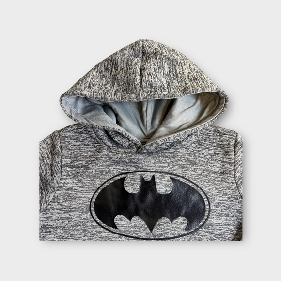 DC Comics Batman Gray Hoodie Sweatshirt - Picture 2 of 5